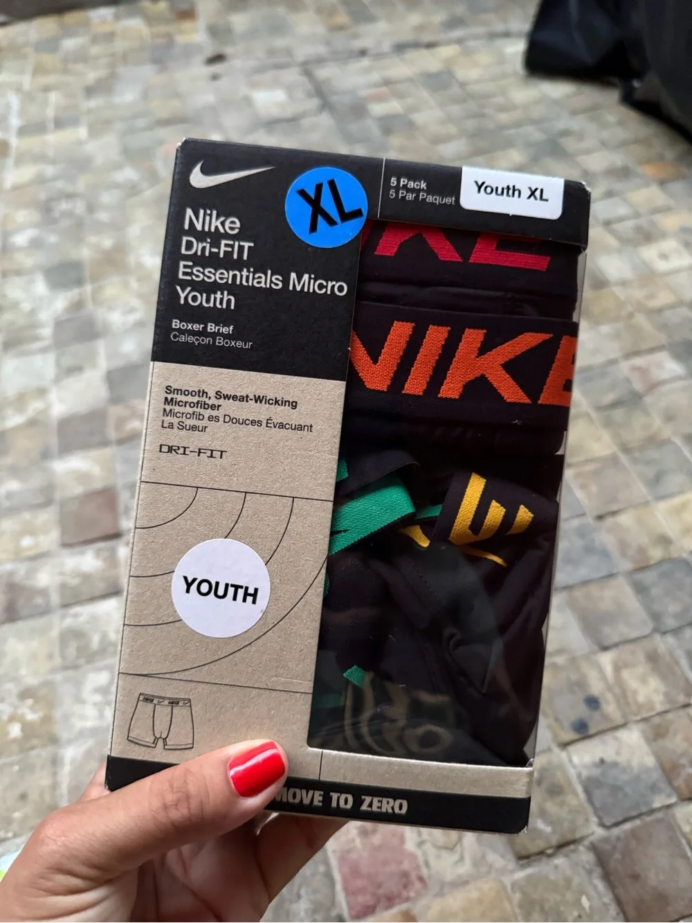 Nike Dri-FIT Essentials Micro Youth Boxer Briefs